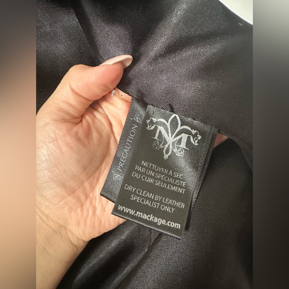 Mackage Wool Cashmere Leather Pea Coat - Picture 11 of 11